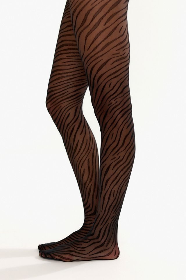 FP x Swedish Stockings Zadie Zebra Tights #1