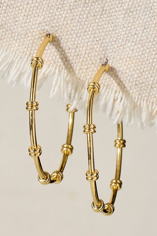 Claire Gold Plated Hoops #1