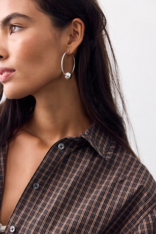 Angie Gold Plated Hoops