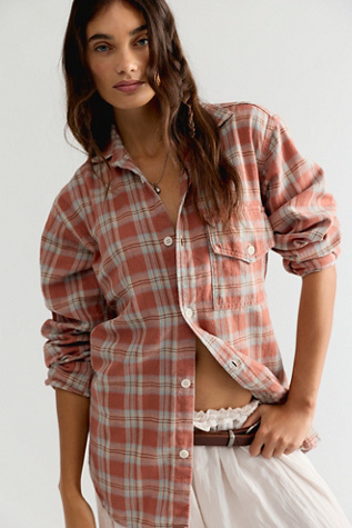 Chemise boyfriend à une poche Llea Blue