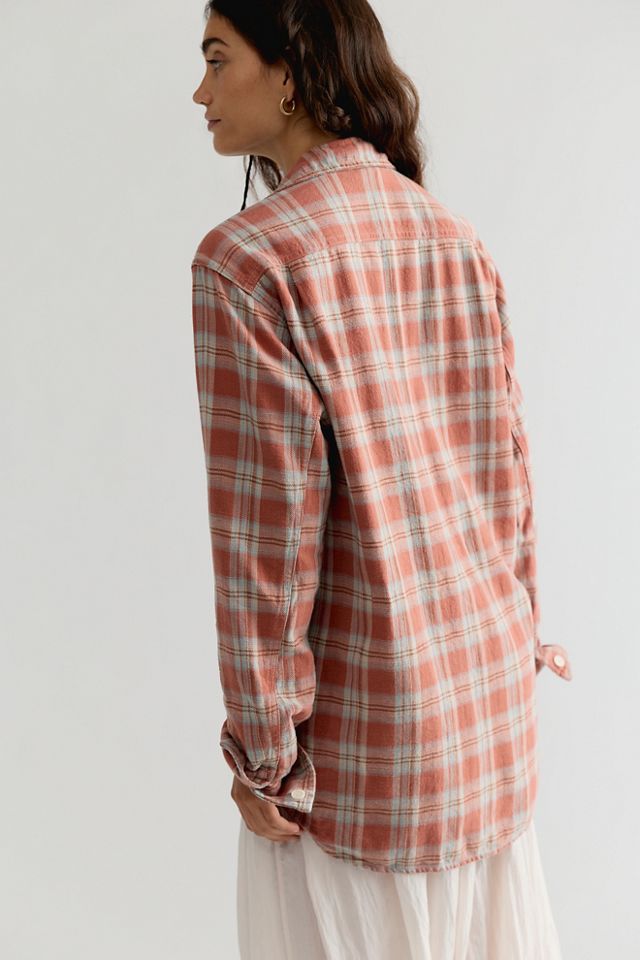 Chemise boyfriend à une poche Llea Blue #1