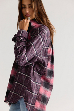 Haikure Arno Double Check Button Down