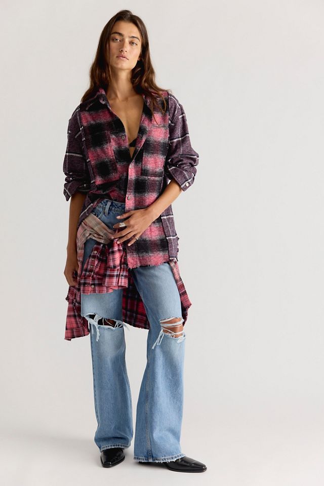 Haikure Arno Double Check Button Down #2