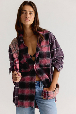 Женский топ Haikure Arno Double Check Button Down, цвет: Клетчатый — фото 4