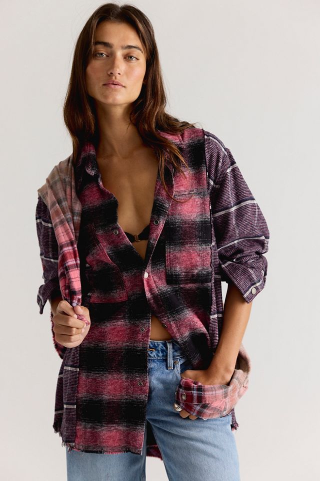 Haikure Arno Double Check Button Down #3