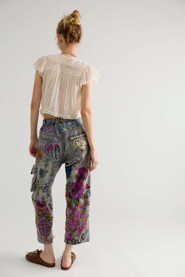 Magnolia Pearl Rainbow Low-Rise Jeans #1