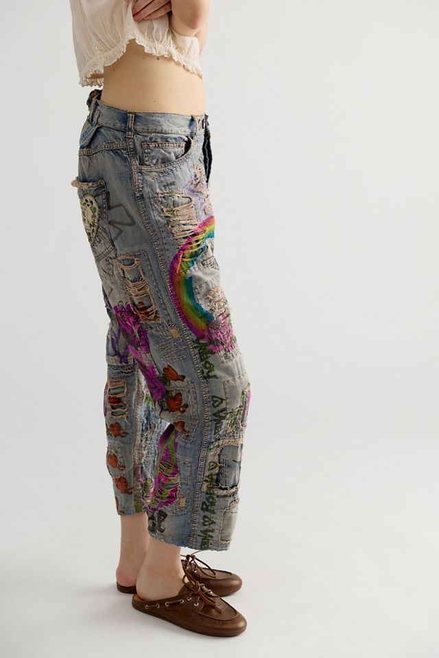 Magnolia Pearl Rainbow Low-Rise Jeans #2