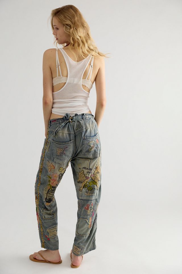 Magnolia Pearl Toby Embroidered Jeans #1