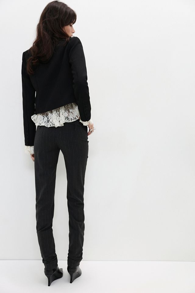 Quinn Ultra Low-Rise Slim Trousers #1