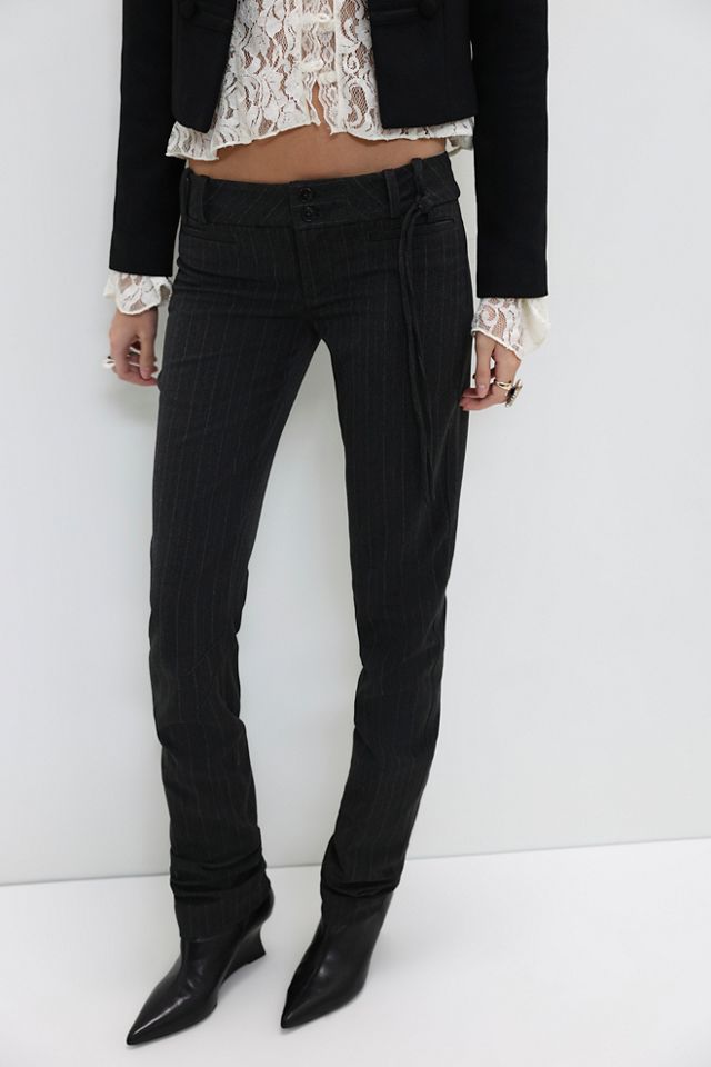 Quinn Ultra Low-Rise Slim Trousers #2