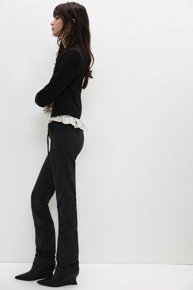 Quinn Ultra Low-Rise Slim Trousers #3