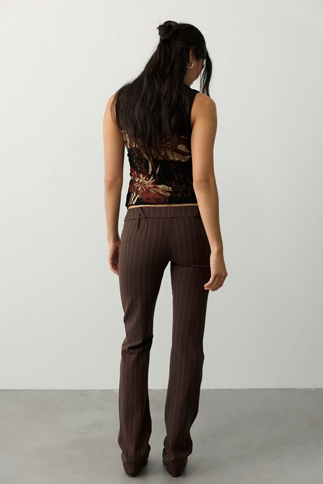 Pantalon Quinn coupe ajustée à taille ultra basse #3
