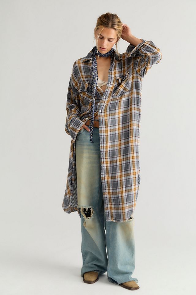 Llea Blue Two Pocket Maxi Top #2