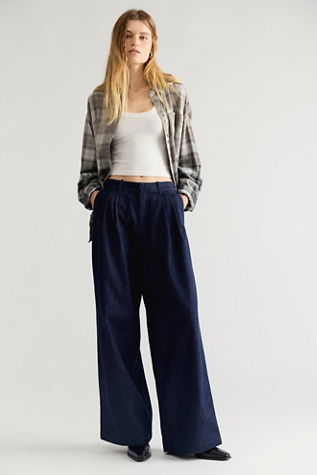 Levi's Blue Tab Denim Pleat Trouser Jeans