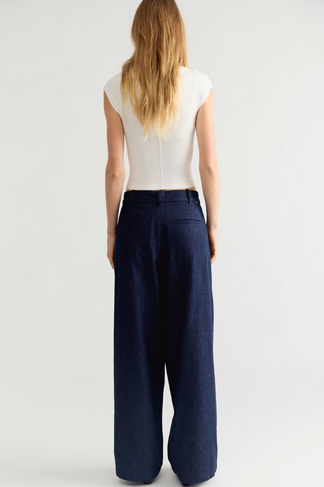 Levi's Blue Tab Denim Pleat Trouser Jeans #1