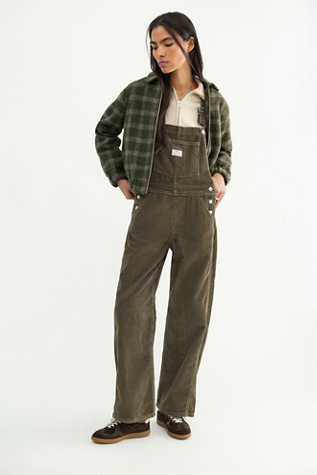 Levi's Baggy Corduroy Overalls by Free People