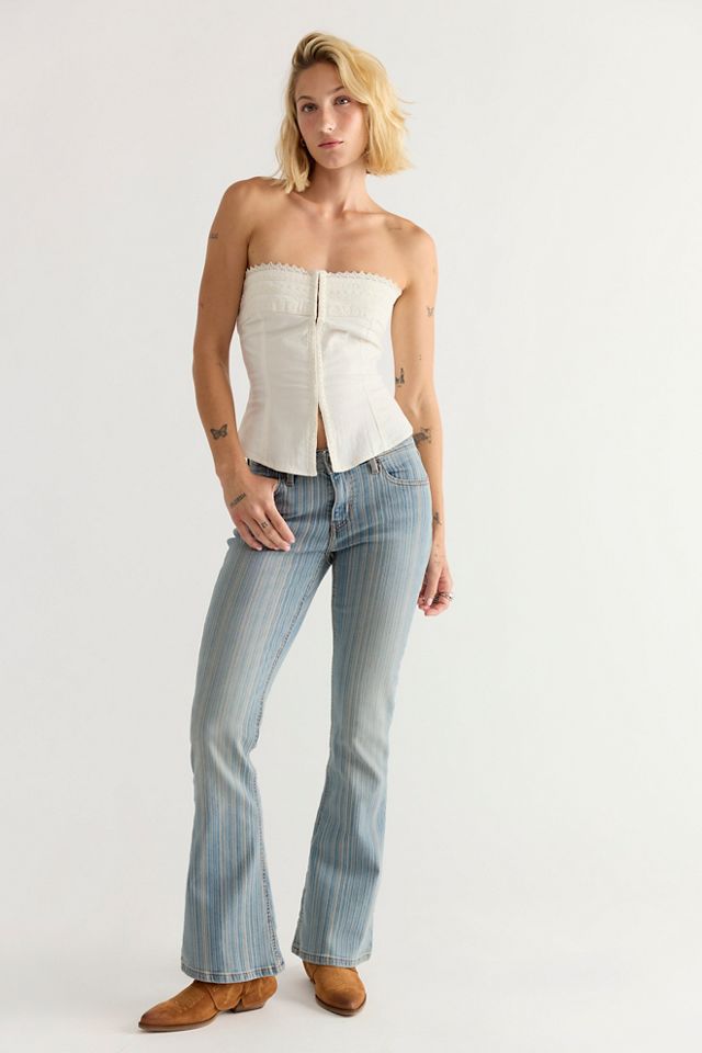 Levi's Low Slim Stripe Bootcut Jeans #3