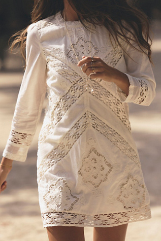 Sentimental Melody Lace Mini Dress