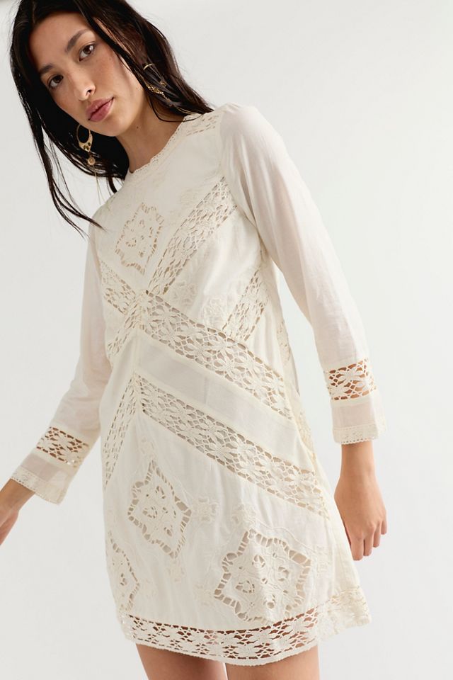 Sentimental Melody Lace Mini Dress #1