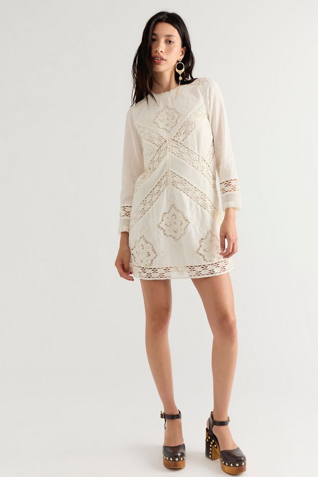 Sentimental Melody Lace Mini Dress #3