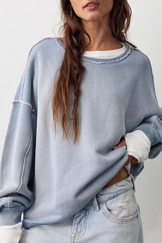 We The Free Faded Memory Long Sleeve Pullover by Free People