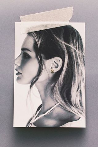 Local Eclectic Moonstone Flatback Earrings