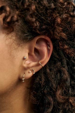 Local Eclectic Ombre Ear Hugger Earrings