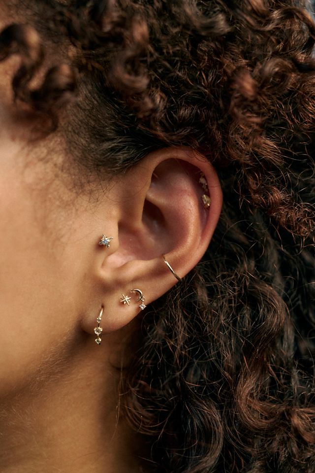 Local Eclectic Ombre Ear Hugger Earrings #1