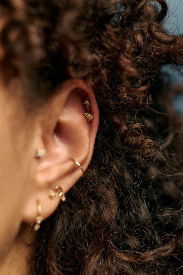 Local Eclectic Ombre Ear Hugger Earrings #5