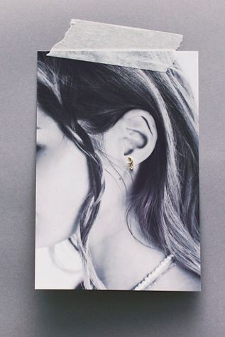 Local Eclectic Crescent Moon Flatback Earrings