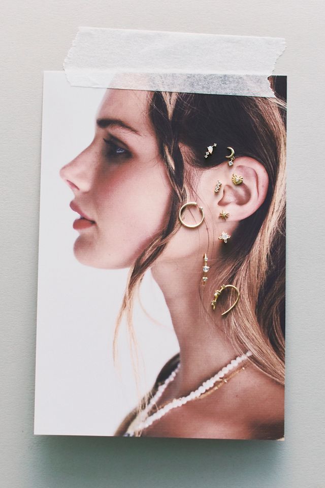 Local Eclectic Shimmer Flatback Earrings #3
