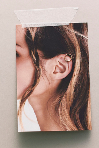 Женские серьги Local Eclectic Gold Ear Cuff, цвет: Золотой — фото 5