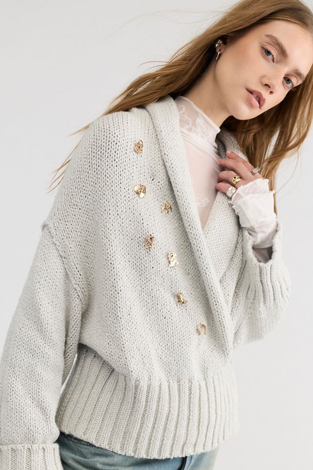 Hayes Cotton Wrap Sweater #4