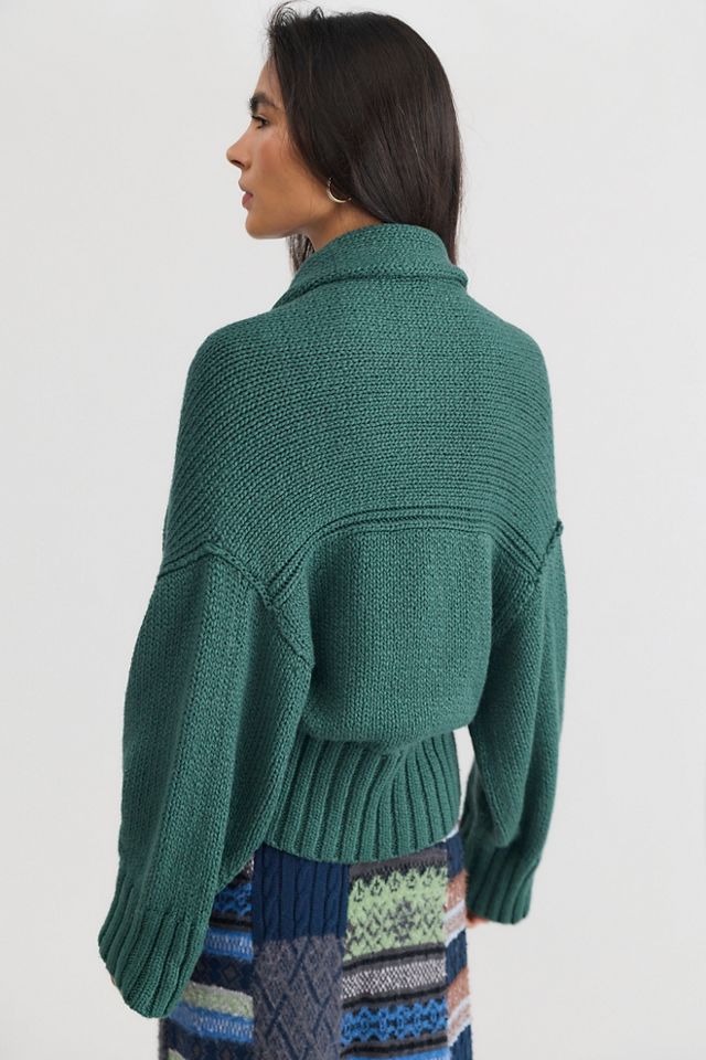 Hayes Cotton Wrap Sweater #1