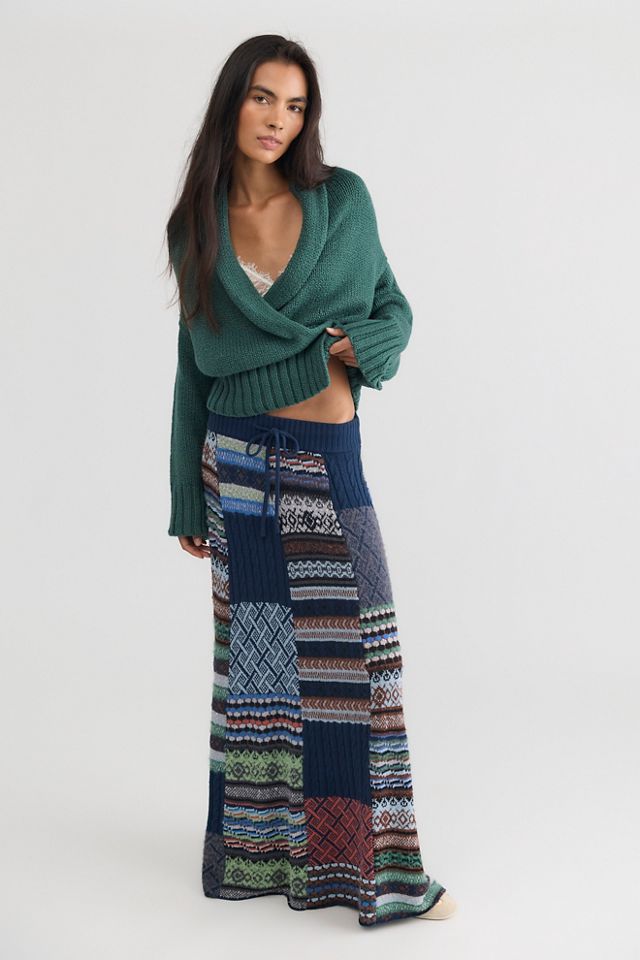 Hayes Cotton Wrap Sweater #2