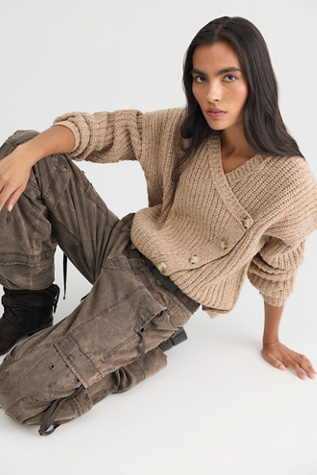 We The Free Snowstorm Asymmetric Cardi by Free People