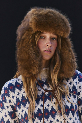 Luxy Lou Fur Trapper Hat