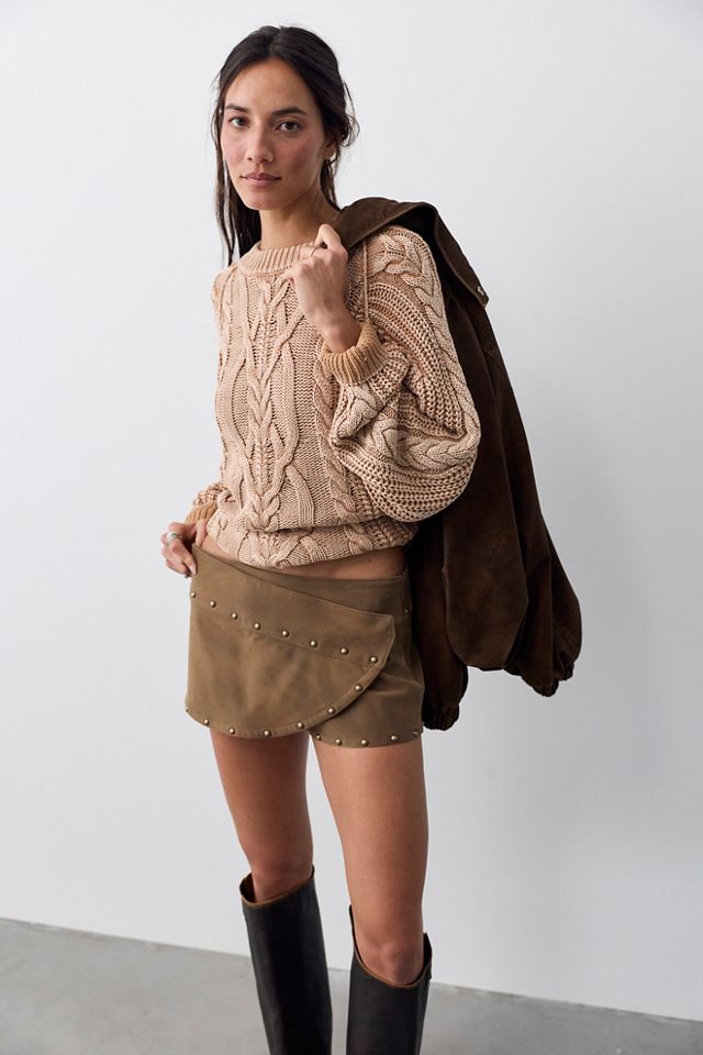 Jupe-short portefeuille cloutée Low Rider #1