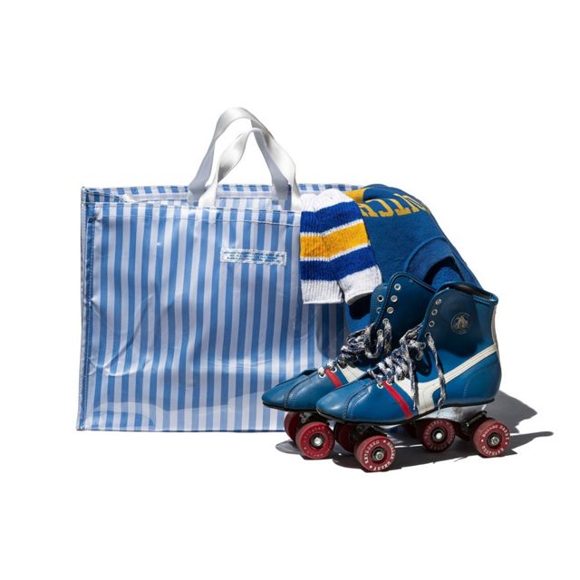 Covered School Tie Fabric Market Bag #2