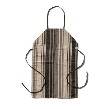 Cotton Jute Stripe Apron
