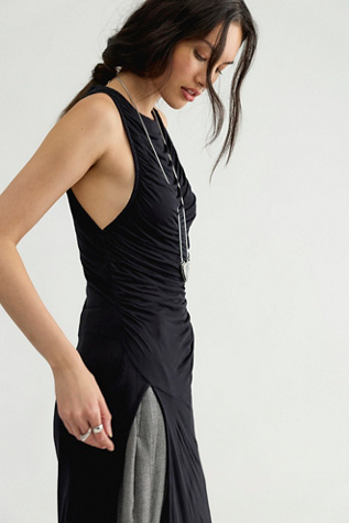 Женский топ Free People Ava Maxi Top, цвет: Чёрный — фото 4