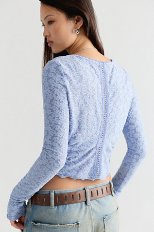 Женский топ Free People Anora Long Sleeve Top, цвет: Country Tide — фото 2