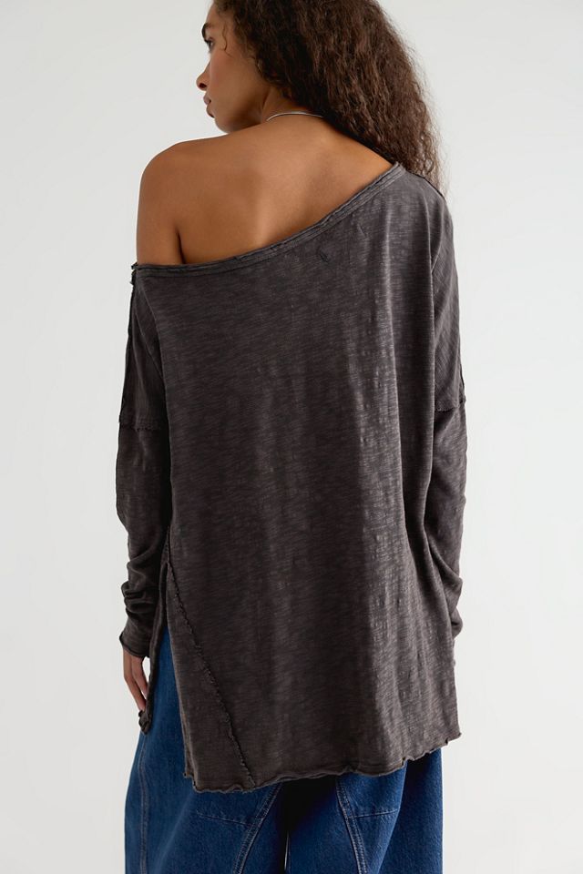 We The Free Nyla Off-The-Shoulder Long Sleeve Tee #1