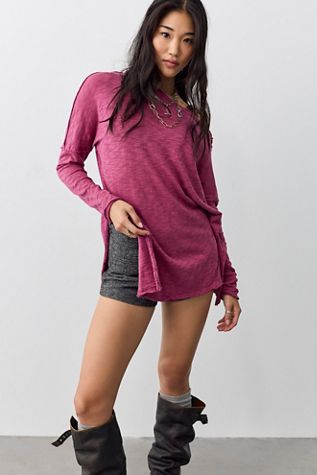 We The Free Nyla Off-The-Shoulder Long Sleeve Tee