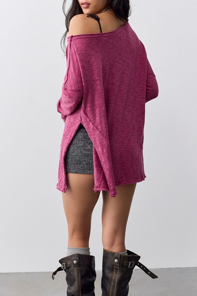 We The Free Nyla Off-The-Shoulder Long Sleeve Tee #1