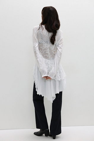 Женский топ Free People Alesia Maxi Top, цвет: Слоновая кость — фото 3