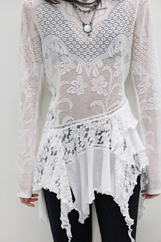 Женский топ Free People Alesia Maxi Top, цвет: Слоновая кость — фото 5