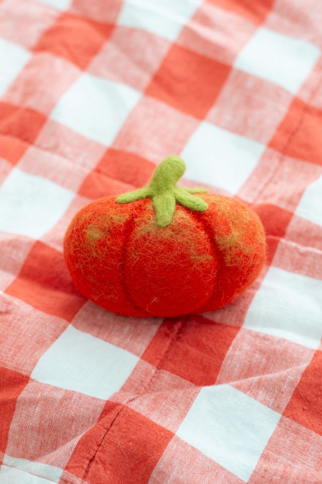 MODERNBEAST Heirloom Tomato Wool Dog & Cat Toy #1