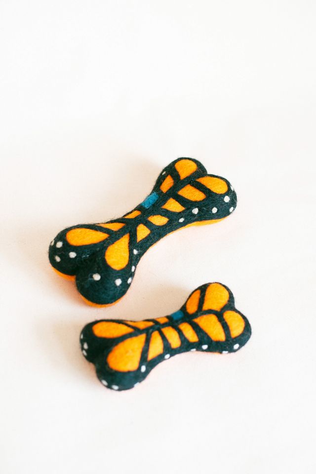 MODERNBEAST Butterfly Woolbone Dog Toy #1