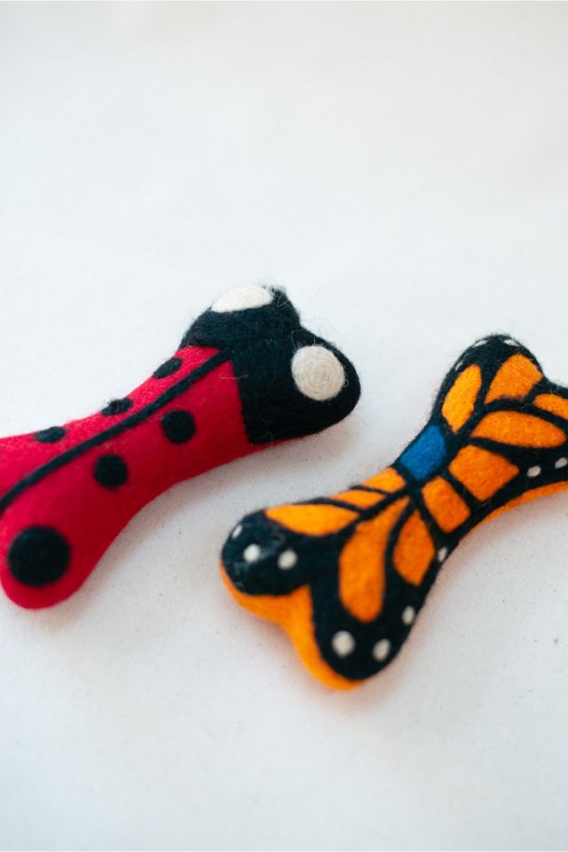 MODERNBEAST Butterfly Woolbone Dog Toy #3